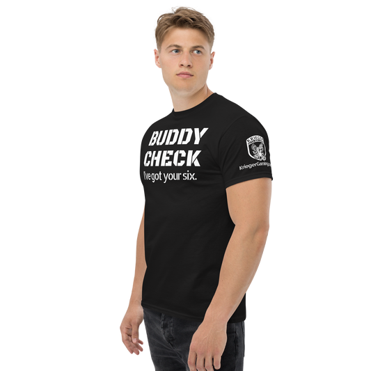 Black / Navy Buddy Check T-Shirt